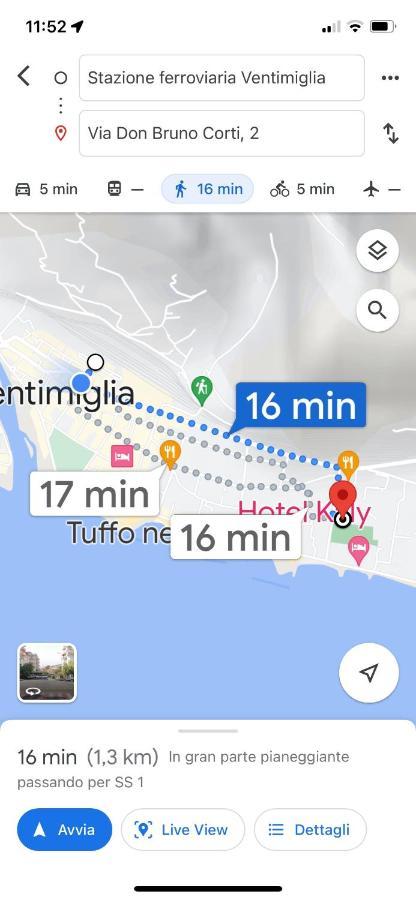 Casa Di Bea Leilighet Ventimiglia Eksteriør bilde